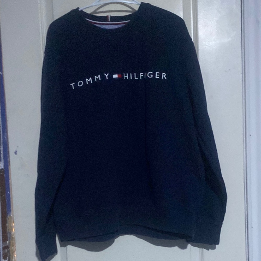 Tommy Hilfiger Blue Sweatshirt with Logo